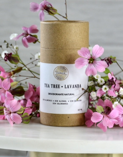 Desodorante natural (tea tree  -lavanda).